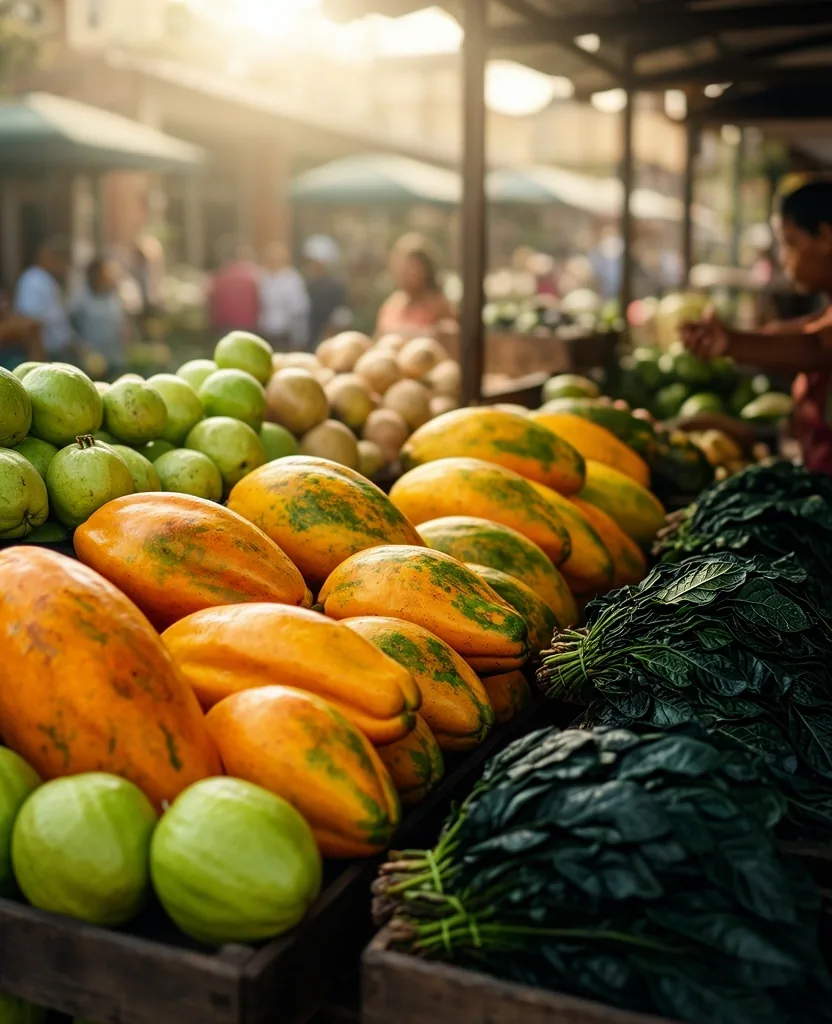 Mercado local en Manizales